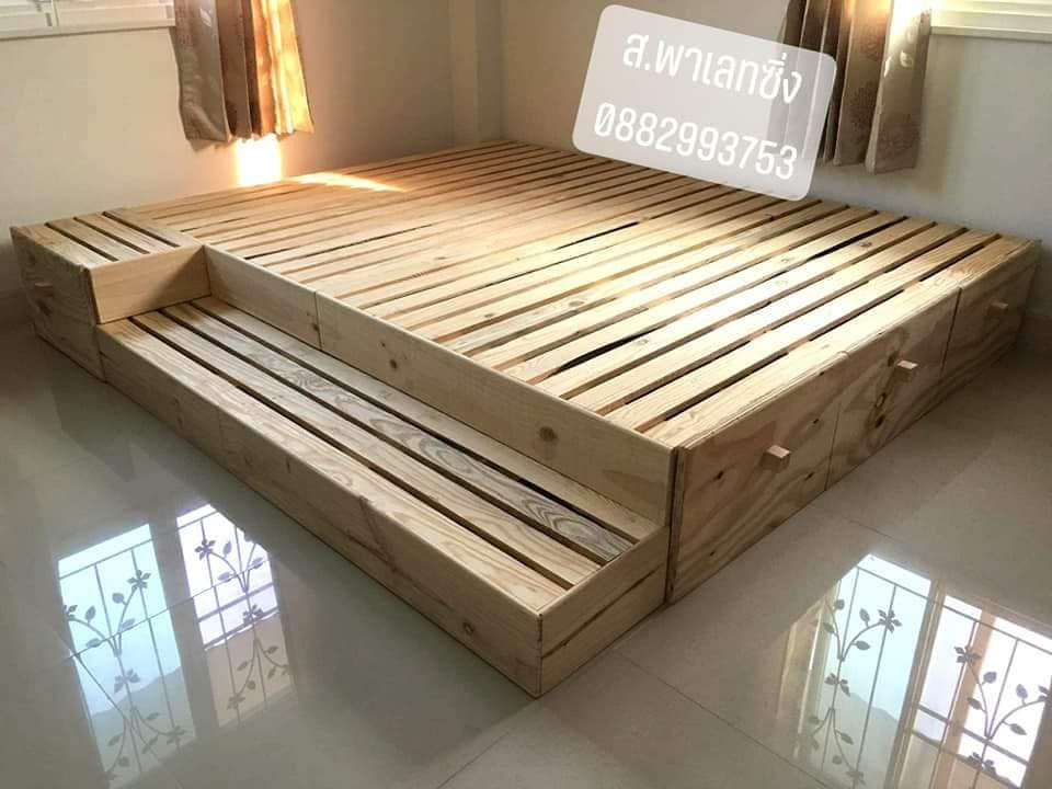 เตียงไม้พาเลท